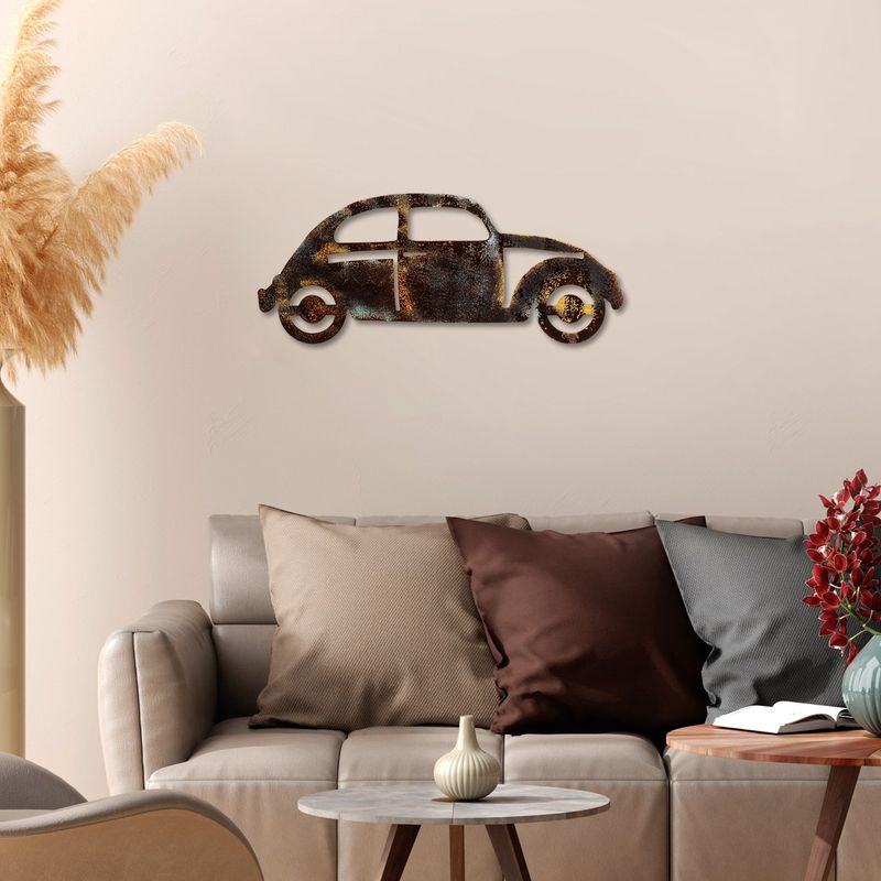 Casa si Gradina - Decoratiuni - Decoratiuni perete - Accesoriu decorativ de perete, Wallxpert, metal, multicolor, 50x20x1.5 cm - Infinity.ro