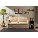 Casa si Gradina - Mobilier - Canapele si coltare - Canapele - Canapea extensibila, Atelier Del Sofa, textil, crem, 200x140 cm - Infinity.ro
