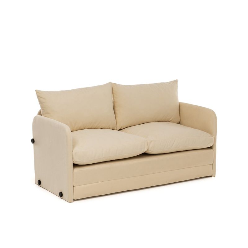 Casa si Gradina - Mobilier - Canapele si coltare - Canapele - Canapea extensibila, Atelier Del Sofa, textil, crem, 200x140 cm - Infinity.ro