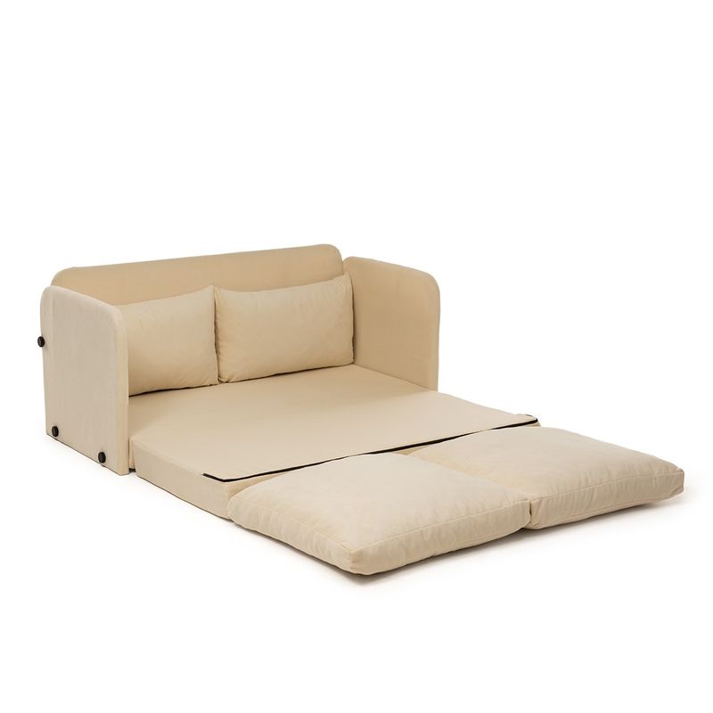 Casa si Gradina - Mobilier - Canapele si coltare - Canapele - Canapea extensibila, Atelier Del Sofa, textil, crem, 200x140 cm - Infinity.ro