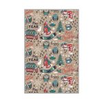 Casa si Gradina - Textile si covoare - Covoare - Covorase intrare - Covoras de hol, Conceptum Hypnose, multicolor, 80x200 cm, 100% poliester, antiderapant, 571HFT2169 - Infinity.ro