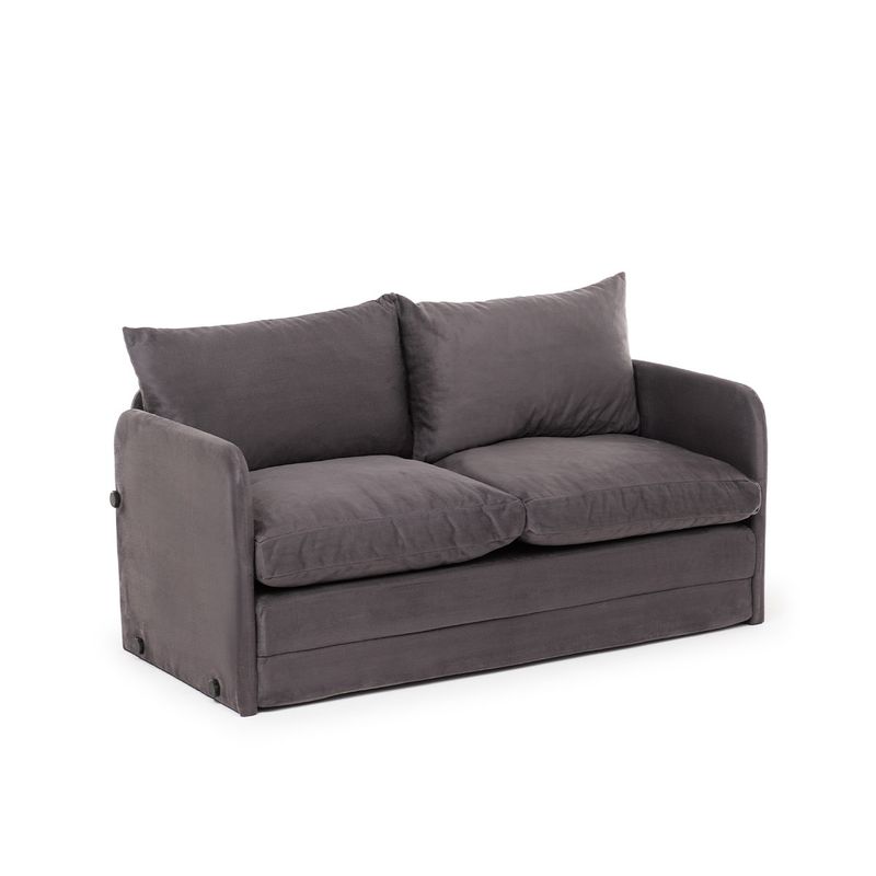 Casa si Gradina - Mobilier - Canapele si coltare - Canapele - Canapea extensibila, Atelier Del Sofa, textil, gri, 148x70x66 cm - Infinity.ro