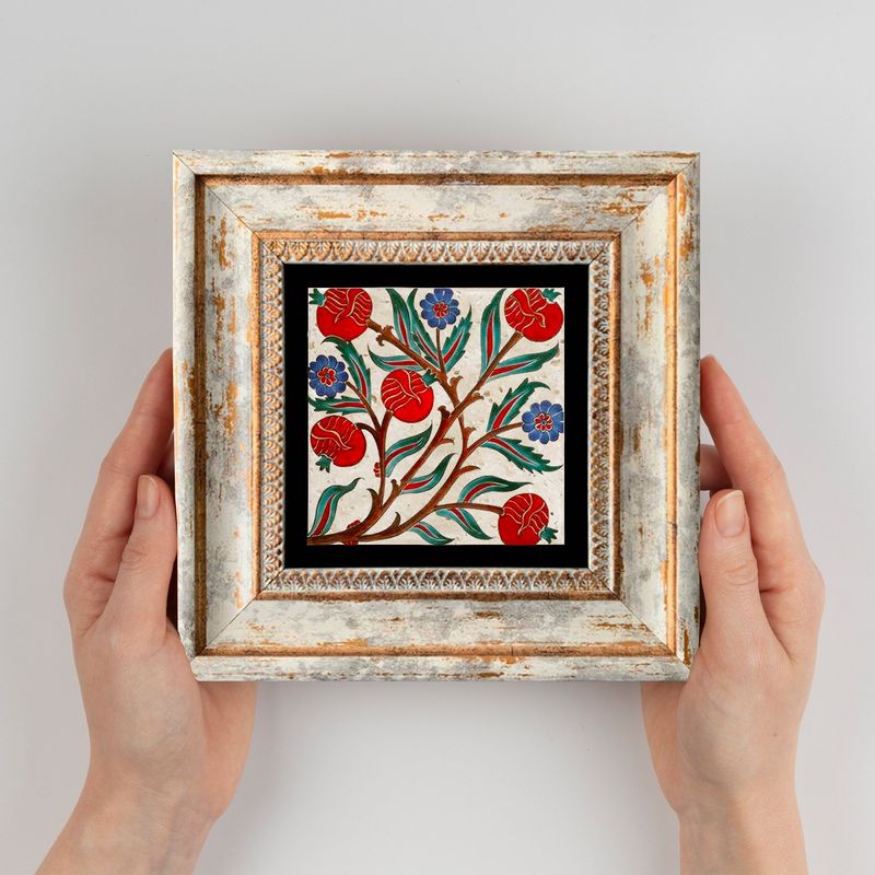 Casa si Gradina - Decoratiuni - Tablouri - Tablou decorativ inramat, Wallxpert, piatra, multicolor, 20x20 cm - Infinity.ro