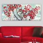 Casa si Gradina - Decoratiuni - Tablouri - Tablou decorativ, Wallxpert, panza, multicolor, 50x120 cm, rama lemn, 451ERN1183 - Infinity.ro