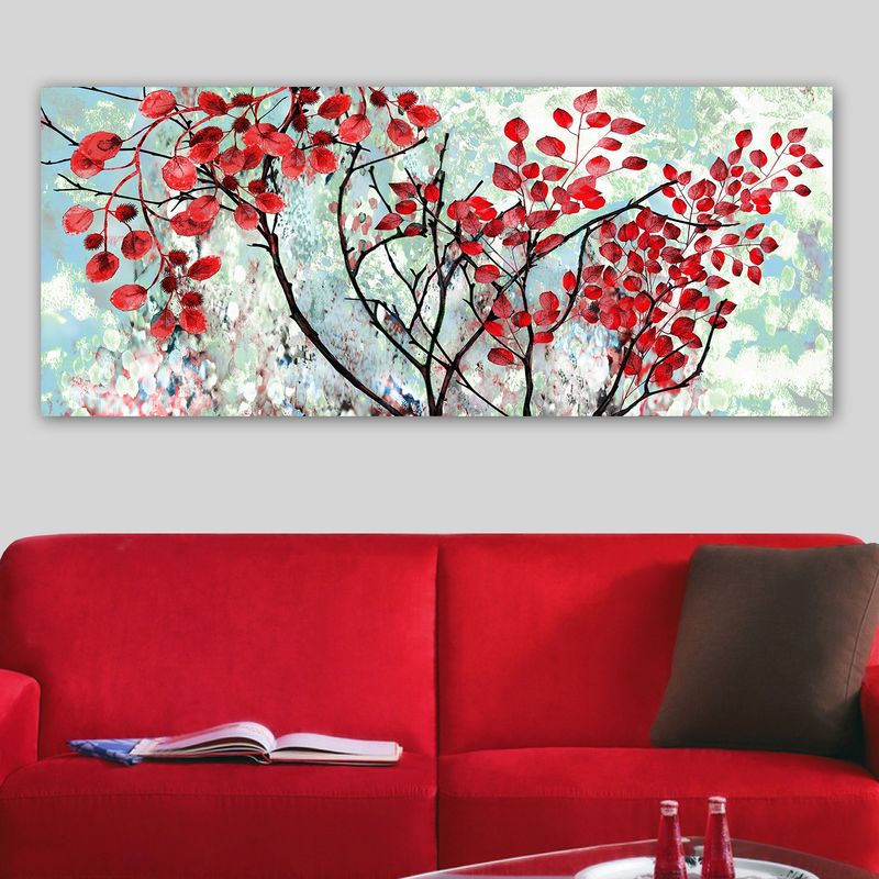 Casa si Gradina - Decoratiuni - Tablouri - Tablou decorativ, Wallxpert, panza, multicolor, 50x120 cm, rama lemn, 451ERN1183 - Infinity.ro