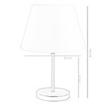 Casa si Gradina - Corpuri si surse de iluminat - Veioze si lampi - Veioze - Veioza, Opviq, pvc, gri, 22x12x37 cm, 780SGN1830 - Infinity.ro