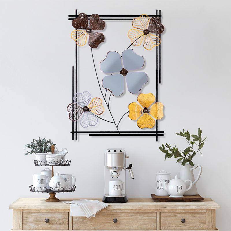 Casa si Gradina - Decoratiuni - Decoratiuni perete - Accesoriu decorativ de perete, Wallxpert, metal, multicolor, 50x70x4 cm, 930DYU1257 - Infinity.ro