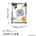 Casa si Gradina - Decoratiuni - Decoratiuni perete - Accesoriu decorativ de perete, Wallxpert, metal, multicolor, 50x70x4 cm, 930DYU1257 - Infinity.ro