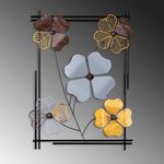 Casa si Gradina - Decoratiuni - Decoratiuni perete - Accesoriu decorativ de perete, Wallxpert, metal, multicolor, 50x70x4 cm, 930DYU1257 - Infinity.ro