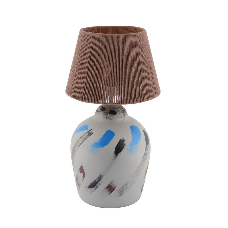 Casa si Gradina - Corpuri si surse de iluminat - Veioze si lampi - Veioze - Veioza, Opviq, poliester si iuta, multicolor, 60 cm - Infinity.ro