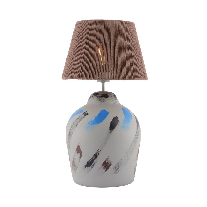 Casa si Gradina - Corpuri si surse de iluminat - Veioze si lampi - Veioze - Veioza, Opviq, poliester si iuta, multicolor, 60 cm - Infinity.ro