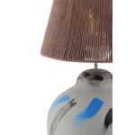 Casa si Gradina - Corpuri si surse de iluminat - Veioze si lampi - Veioze - Veioza, Opviq, poliester si iuta, multicolor, 60 cm - Infinity.ro