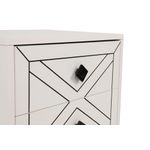 Casa si Gradina - Mobilier - Comode si corpuri - Noptiere - Noptiera, Hanah Home, pal melaminat, alb, 50x40x55 cm, 854KLN3313 - Infinity.ro