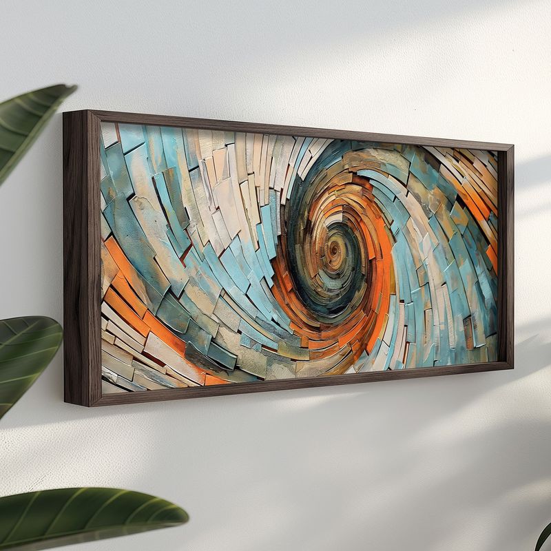 Casa si Gradina - Decoratiuni - Tablouri - Tablou decorativ inramat, Wallxpert, mdf, multicolor, 120x40x3.5 cm, 856EVL1553 - Infinity.ro