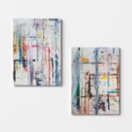 Casa si Gradina - Decoratiuni - Tablouri - Tablou decorativ, Wallxpert, panza, multicolor, 70x100 cm, set 2 bucati, 910NVT1124 - Infinity.ro