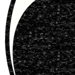 Casa si Gradina - Textile si covoare - Covoare - Covoare casa - Covor, Conceptum Hypnose, negru si alb, 160x160 cm, 100% poliester, antiderapant - Infinity.ro