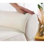 Casa si Gradina - Mobilier - Scaune si fotolii - Tabureti - Puf, Atelier Del Sofa, bumbac 100%, crem, 45x60x56 cm - Infinity.ro