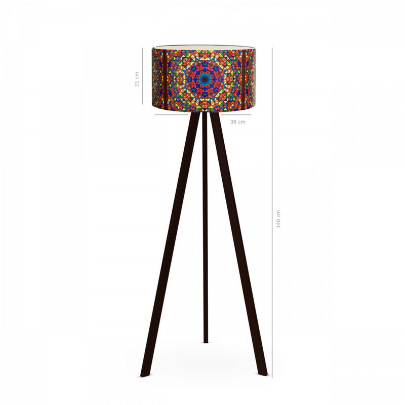 Casa si Gradina - Corpuri si surse de iluminat - Veioze si lampi - Lampadare - Lampadar, Opviq, pvc, multicolor, 21x38x140 cm, 780SGN4439 - Infinity.ro