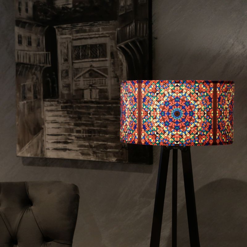 Casa si Gradina - Corpuri si surse de iluminat - Veioze si lampi - Lampadare - Lampadar, Opviq, pvc, multicolor, 21x38x140 cm, 780SGN4439 - Infinity.ro
