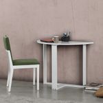 Casa si Gradina - Mobilier - Mese si birouri - Birouri - Birou de studiu, Hanah Home, pal melaminat, alb, 106x45x77 cm - Infinity.ro