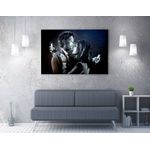 Casa si Gradina - Decoratiuni - Tablouri - Tablou canvas decorativ, Wallxpert, multicolor, 50x70 cm, 50% bumbac 50% poliester, artist Banksy, 966BRS1244 - Infinity.ro