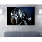 Casa si Gradina - Decoratiuni - Tablouri - Tablou canvas decorativ, Wallxpert, multicolor, 50x70 cm, 50% bumbac 50% poliester, artist Banksy, 966BRS1244 - Infinity.ro