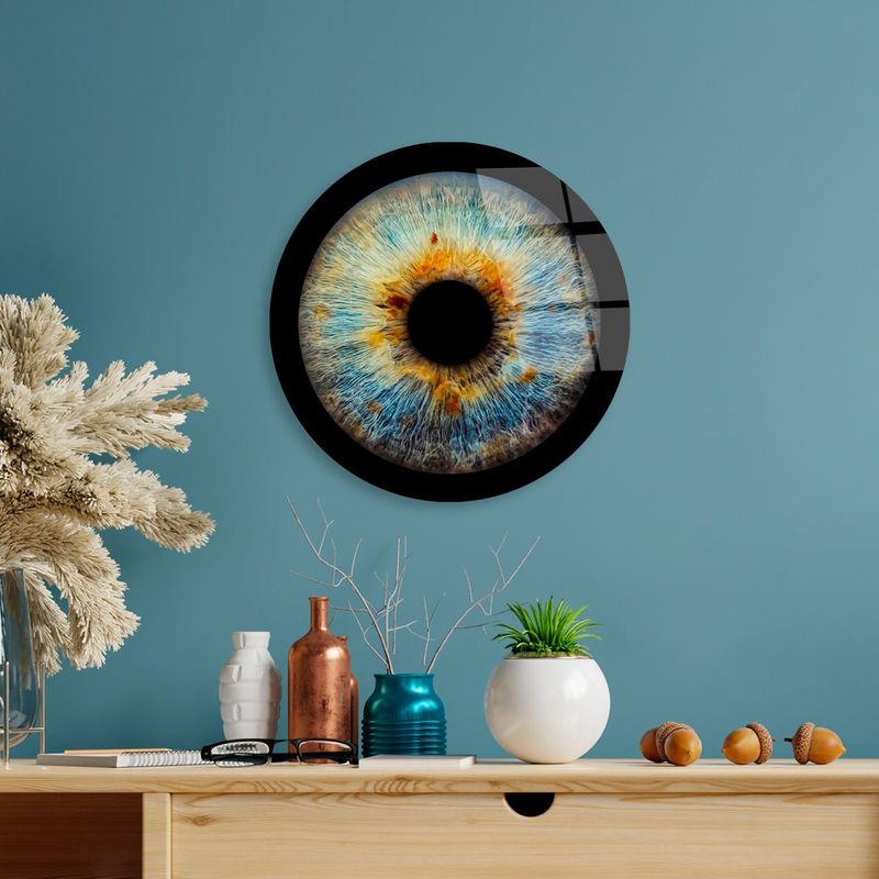 Casa si Gradina - Decoratiuni - Tablouri - Tablou decorativ, Wallxpert, sticla temperata, multicolor, diametru 30 cm - Infinity.ro