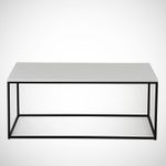 Casa si Gradina - Mobilier - Mese si birouri - Masute de cafea - Masuta de cafea, Hanah Home, pal melaminat, alb, 95x55x43 cm, 801CMY2857 - Infinity.ro