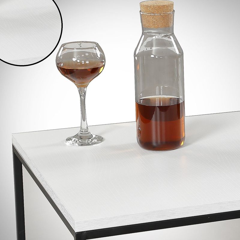 Casa si Gradina - Mobilier - Mese si birouri - Masute de cafea - Masuta de cafea, Hanah Home, pal melaminat, alb, 95x55x43 cm, 801CMY2857 - Infinity.ro