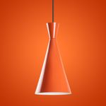 Casa si Gradina - Corpuri si surse de iluminat - Lustre si pendule - Lustra, Opviq, metal, portocaliu, inaltime reglabila 45-134 cm - Infinity.ro