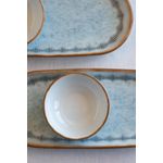 Casa si Gradina - Bucatarie si vesela - Vesela si tacamuri - Servicii de masa - Set mic dejun 14 piese, Hermia, portelan, alb/albastru/camila - Infinity.ro