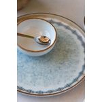 Casa si Gradina - Bucatarie si vesela - Vesela si tacamuri - Servicii de masa - Set mic dejun 14 piese, Hermia, portelan, alb/albastru/camila - Infinity.ro