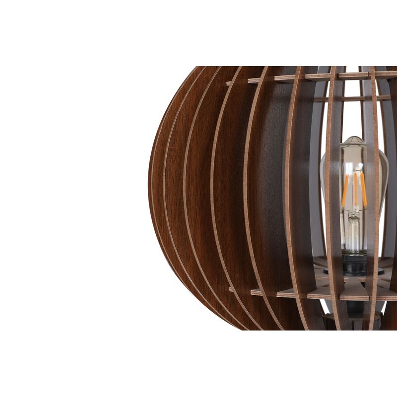 Casa si Gradina - Corpuri si surse de iluminat - Veioze si lampi - Lampadare - Lampadar, Opviq, mdf, nuc, 145 cm - Infinity.ro
