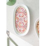 Casa si Gradina - Bucatarie si vesela - Vesela si tacamuri - Platouri de bucatarie - Set platouri, Hermia, ceramica, roz, 21x12x2 cm, 2 piese - Infinity.ro