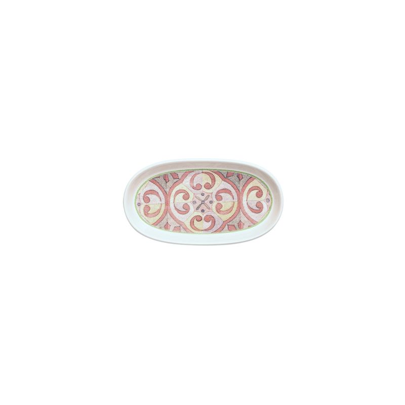 Casa si Gradina - Bucatarie si vesela - Vesela si tacamuri - Platouri de bucatarie - Set platouri, Hermia, ceramica, roz, 21x12x2 cm, 2 piese - Infinity.ro