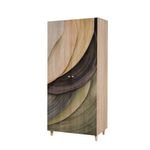 Casa si Gradina - Mobilier - Dulapuri si sifoniere - Dulapuri - Dulap, Hanah Home, pal melaminat, sonoma, 90x52x192 cm - Infinity.ro