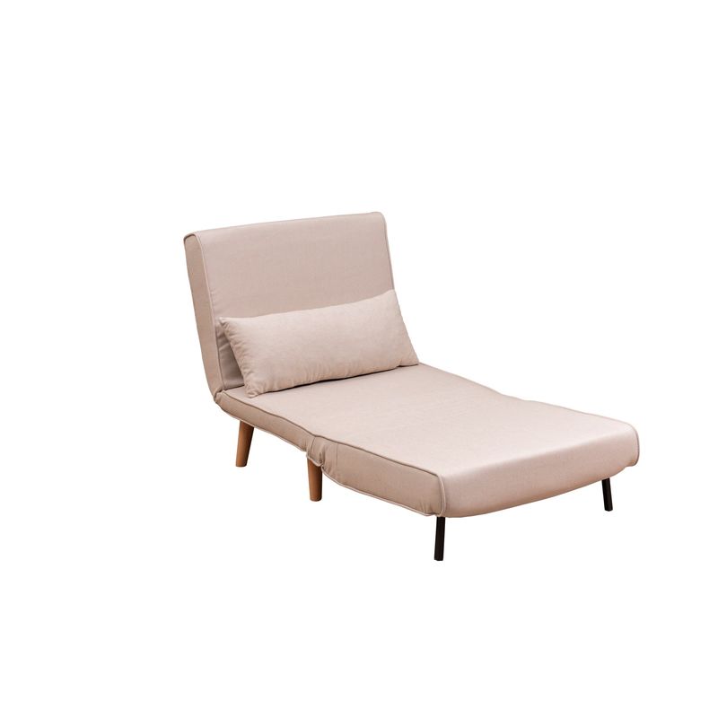 Casa si Gradina - Mobilier - Canapele si coltare - Canapele - Canapea extensibila, Hanah Home, metal, crem, 180x80 cm - Infinity.ro