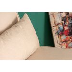 Casa si Gradina - Mobilier - Canapele si coltare - Canapele - Canapea extensibila, Hanah Home, metal, crem, 180x80 cm - Infinity.ro
