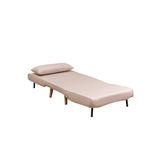 Casa si Gradina - Mobilier - Canapele si coltare - Canapele - Canapea extensibila, Hanah Home, metal, crem, 180x80 cm - Infinity.ro