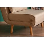 Casa si Gradina - Mobilier - Canapele si coltare - Canapele - Canapea extensibila, Hanah Home, metal, crem, 180x80 cm - Infinity.ro