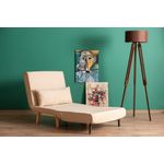Casa si Gradina - Mobilier - Canapele si coltare - Canapele - Canapea extensibila, Hanah Home, metal, crem, 180x80 cm - Infinity.ro