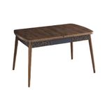 Casa si Gradina - Mobilier - Mese si birouri - Mese bucatarie si dining - Masa extensibila, Hanah Home, pal melaminat, nuc, 131.5x76.5x79.5 cm - Infinity.ro