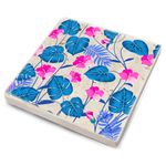 Casa si Gradina - Bucatarie si vesela - Accesorii bar - Suporturi bauturi - Set suporturi pentru pahare, piatra naturala, Hermia, multicolor, 10x10x1 cm, set 4 bucati - Infinity.ro