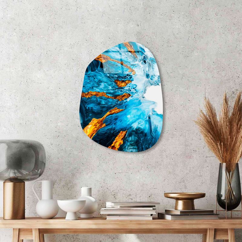 Casa si Gradina - Decoratiuni - Tablouri - Tablou decorativ, Wallxpert, sticla temperata, multicolor, 35x50 cm, 123BZM2599 - Infinity.ro