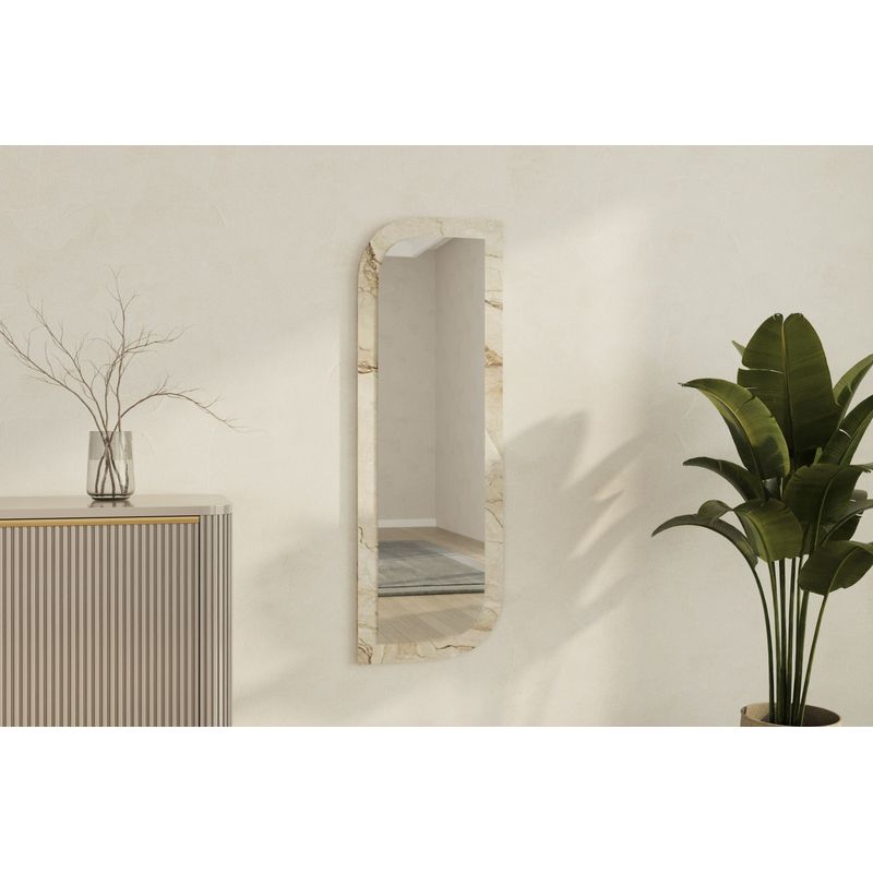 Casa si Gradina - Decoratiuni - Oglinzi - Oglinda, Hanah Home, mdf, ephesus marmura, 40x120x2,2 cm - Infinity.ro