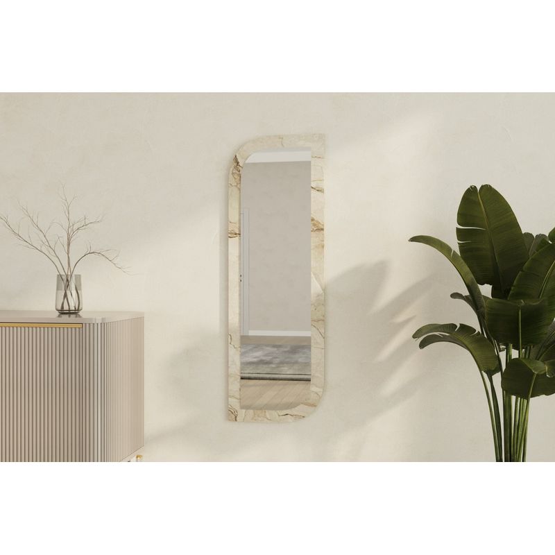Casa si Gradina - Decoratiuni - Oglinzi - Oglinda, Hanah Home, mdf, ephesus marmura, 40x120x2,2 cm - Infinity.ro