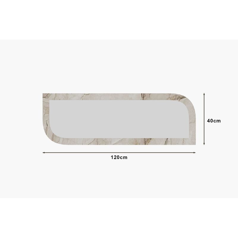Casa si Gradina - Decoratiuni - Oglinzi - Oglinda, Hanah Home, mdf, ephesus marmura, 40x120x2,2 cm - Infinity.ro
