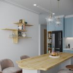 Casa si Gradina - Mobilier - Biblioteci si rafturi - Rafturi - Raft de perete, Hanah Home, pal melaminat, stejar, 123x80.5x22 cm - Infinity.ro