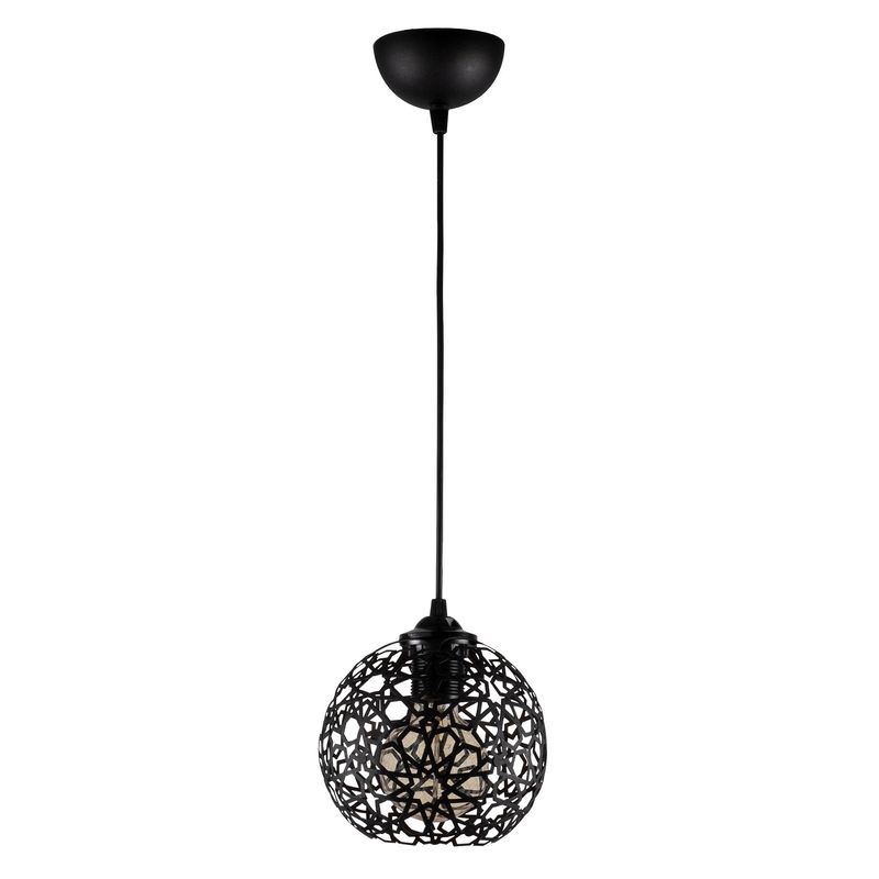 Casa si Gradina - Corpuri si surse de iluminat - Lustre si pendule - Lustra, Opviq, metal, negru, diametru 17 cm, inaltime reglabila, 527ABY1780 - Infinity.ro