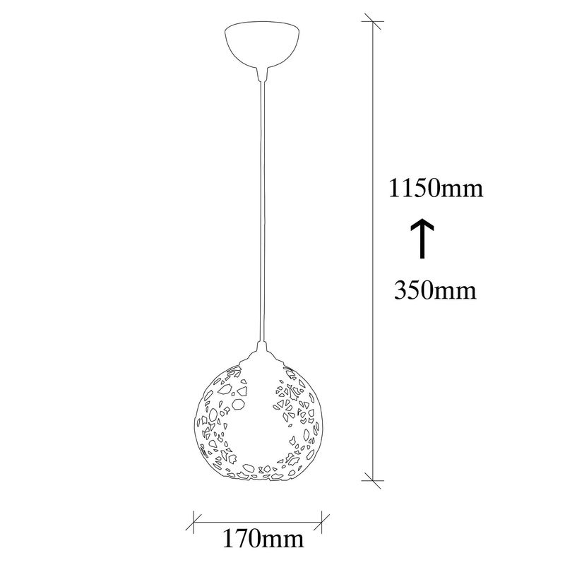 Casa si Gradina - Corpuri si surse de iluminat - Lustre si pendule - Lustra, Opviq, metal, negru, diametru 17 cm, inaltime reglabila, 527ABY1780 - Infinity.ro